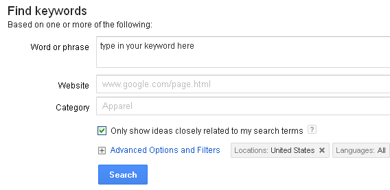 adwords-keyword-research