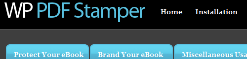 screenshot of WP PDF Stamper