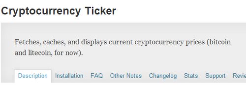 cryptocurrency ticker for streams