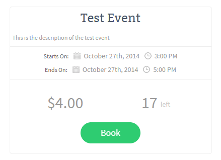 screenshot showing how to create an event box using event booking manager plugin